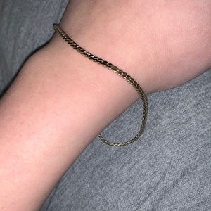 14k gold plated bracelet